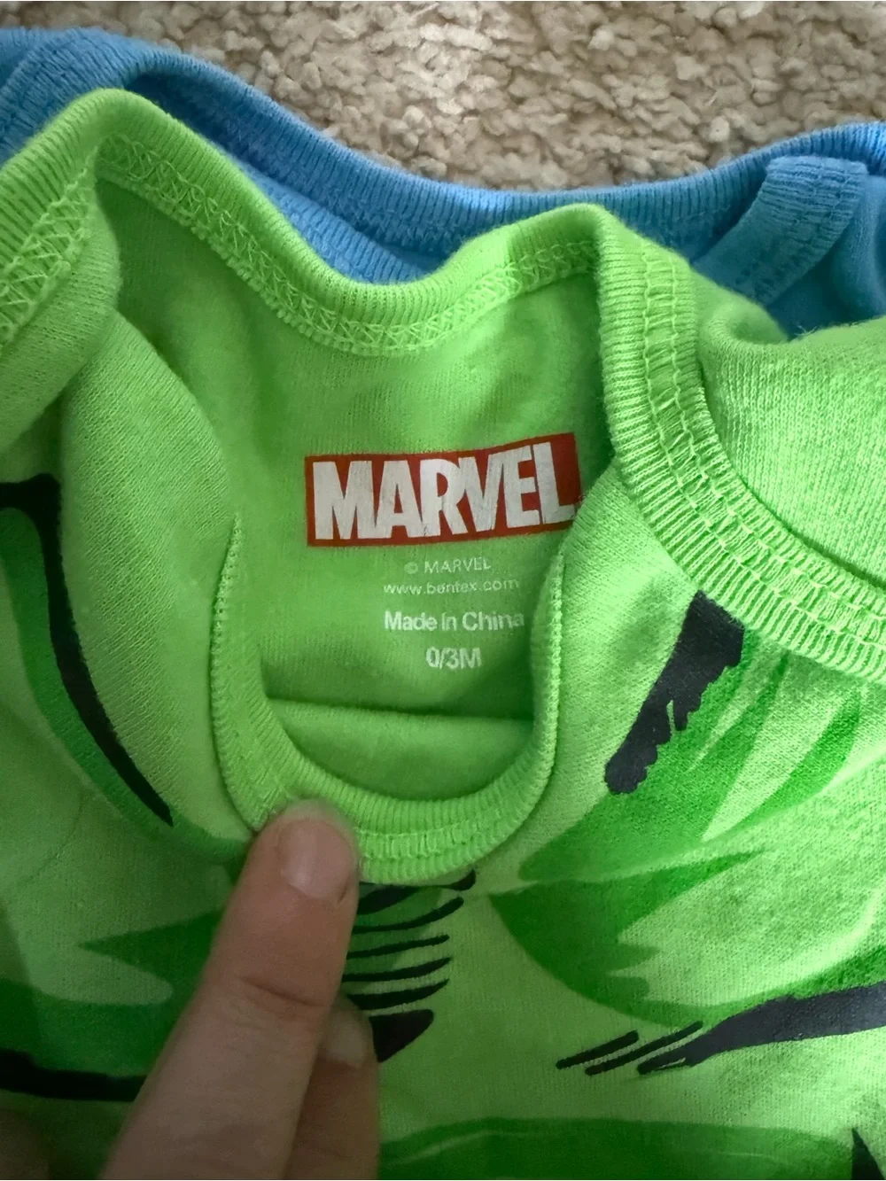 Disney Stitch marvel hulk Baby Onsies size 0-3